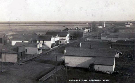 Birds eye view, Norcross Minnesota, 1911