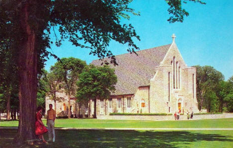 Boe Chapel, St. Olaf College, Northfield Minnesota, 1963