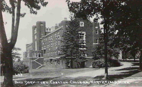 Boys Dormitory, Carleton College, Northfield Minnesota, 1950's