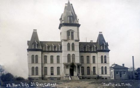 Main Building, St. Olaf College, Northfield Minnesota, 1910's?