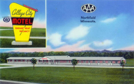 College City Motel, Northfield Minnesota, 1940's