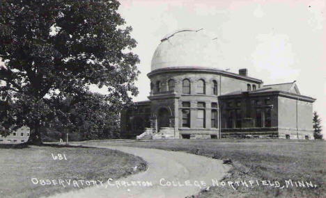 Observatory, Carleton College, Northfield Minnesota, 1950's