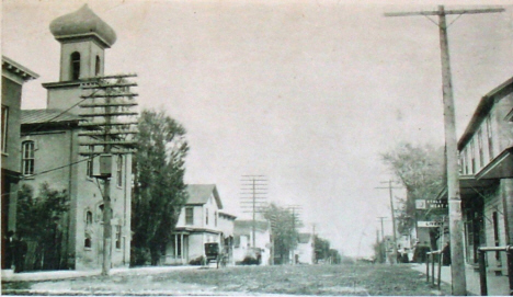 Main Street, Norwood Minnesota, 1908