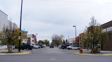 Street view, Downtown Hinckley Minnesota, 2007