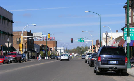 View of Minnesota Avenue in Downtown Aitkin Minnesota, 2007