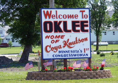 Welcome to Oklee Minnesota, 2008