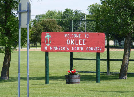 Welcome to Oklee Minnesota, 2008