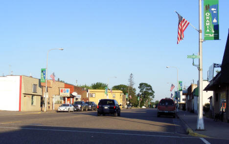 Street scene, Onamia Minnesota, 2007