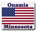 Onamia US Flag Mousepad