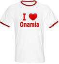 I Love Onamia Ringer T