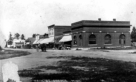 Main Street, Onamia Minnesota, 1919