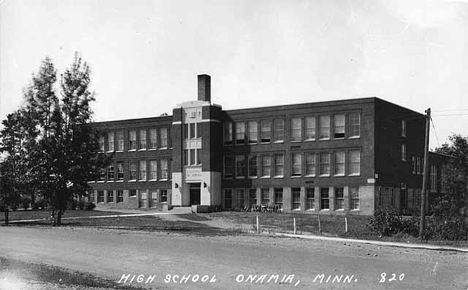High school, Onamia Minnesota, 1940