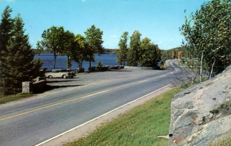 Rest Stop on Highway 53 by Pelican Lake, Orr Minnesota, around 1960
