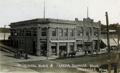 Medical Block and Cranger Business Block, Ortonville Minnesota, 1912