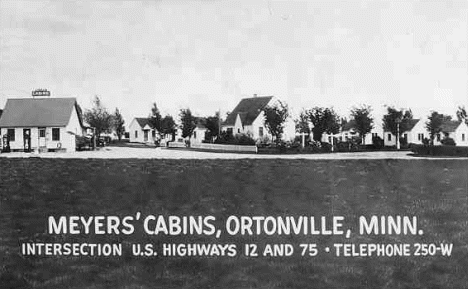 Meyers' Cabins, Ortonville Minnesota, 1948