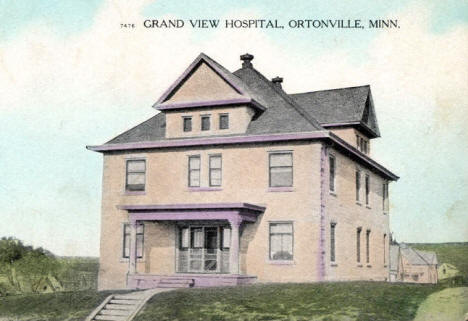 Grand View Hospital, Ortonville Minnesota, 1908