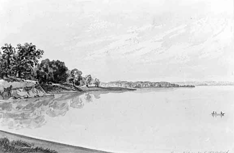Osakis Lake, Douglas County Minnesota, 1859