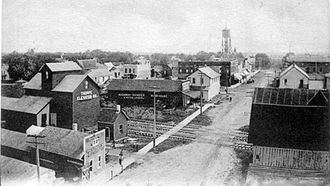 Second Street, Osakis Minnesota, 1907