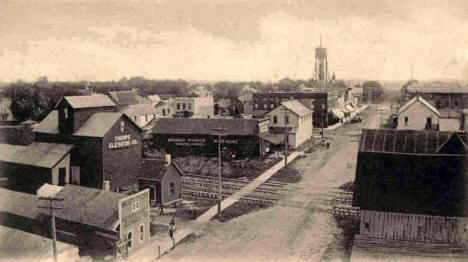 2nd Street, Osakis Minnesota, 1910's