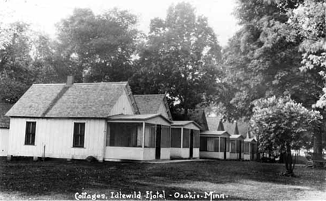 Cottages of Idlewild Hotel, Lake Osakis, Osakis Minnesota, 1919