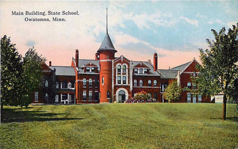 Main Building, State School, Owatonna Minnesota, 1910's