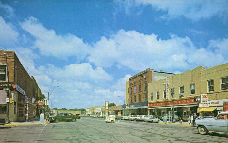 Broadway and Cedar Street, Owatonna Minnesota, 1960's
