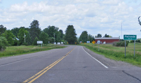 Entering Palisade Minnesota on State Highway 232, 2009