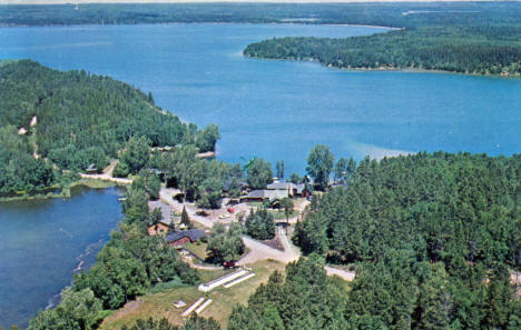 Pine Cone Lodge on Big Sand Lake, Park Rapids Minnesota, 1964