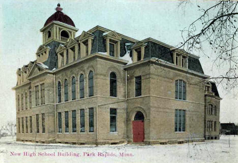 New High School Building, Park Rapids Minnesota, 1908
