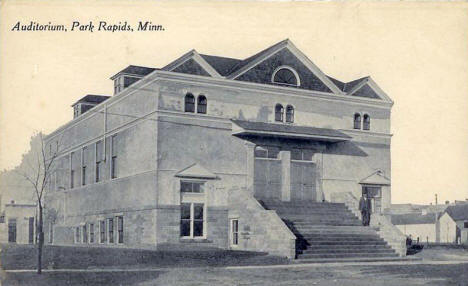 Auditorium, Park Rapids Minnesota, 1910
