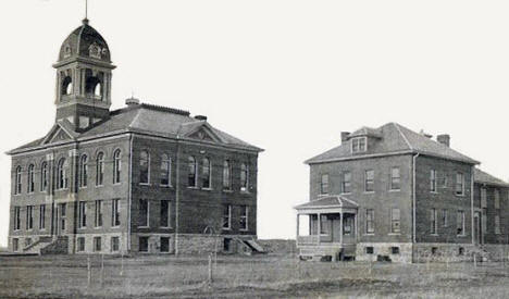 Court House and Jail, Park Rapids Minnesota, 1907
