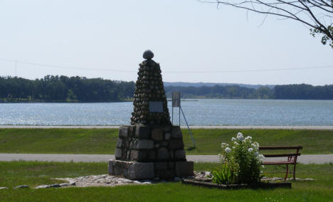 Monument and Lake, Parkers Prairie Minnesota, 2008