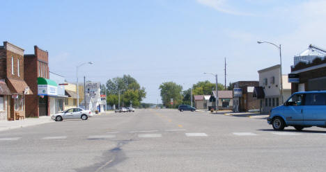 Street scene, Parkers Prairie Minnesota, 2008
