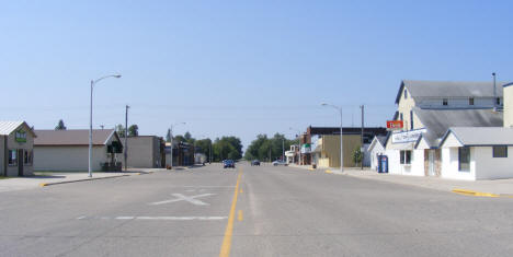Street scene, Parkers Prairie Minnesota, 2008