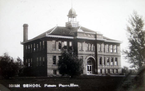 High School, Parkers Prairie Minnesota, 1914