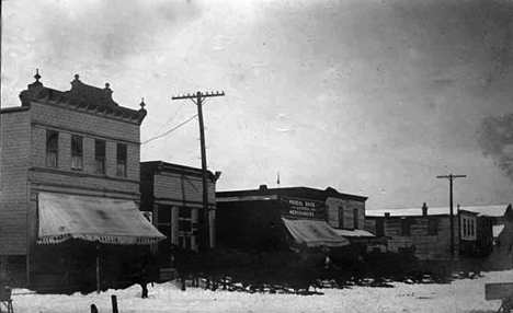 Main Street, Parkers Prairie Minnesota, 1905