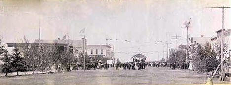 Main Street, Parkers Prairie Minnesota, 1906