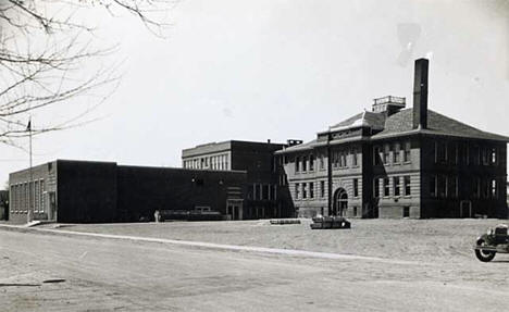 School addition and remodeling, Parkers Prairie Minnesota, 1936