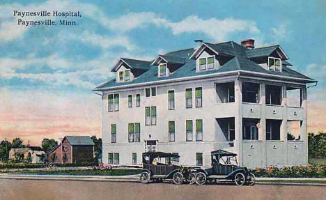 Paynesville Hospital, Paynesville Minnesota, 1915