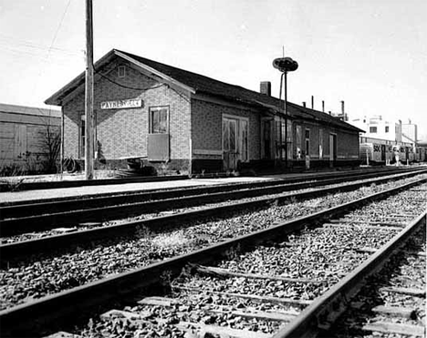 Paynesville depot, Paynesville Minnesota, 1982