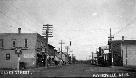 James Street, Paynesville Minnesota, 1910's
