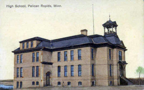 High School, Pelican Rapids Minnesota, 1910's