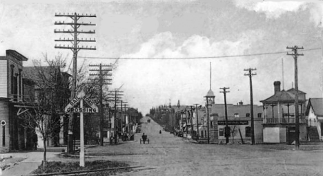 Main Street, Pelican Rapids Minnesota, 1910's