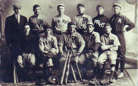 Pelican Rapids High School Baseball Team, Pelican Rapids Minnesota, 1912