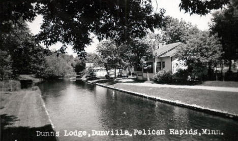 Dunns Lodge, Dunvilla, Pelican Rapids Minnesota, 1949