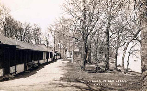 Cottages at Oak Lodge, Pelican Rapids Minnesota, 1920