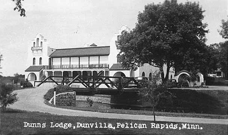 Dunns Lodge, Dunvilla, near Pelican Rapids Minnesota, 1938