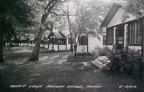 Dunns Lodge, Pelican Rapids Minnesota, 1940's?