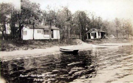 Point Narrows Resort, Pequot Minnesota, 1940's