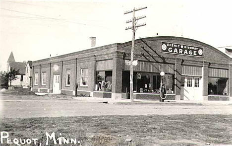 Garage at Pequot Lakes Minnesota, 1930